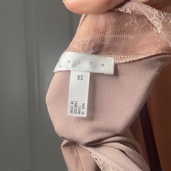 High-Neck, Ruffle, Lace Blouse - Picture 5 of 5